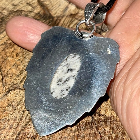 Raindrops K2 Azurite Pendant 2 1/2” - Picture 14 of 14